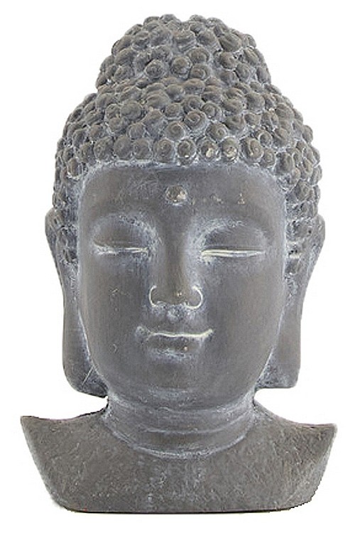 Budda gowa szara 612240 - 10x14,5 cm - doniczki-poznan.pl