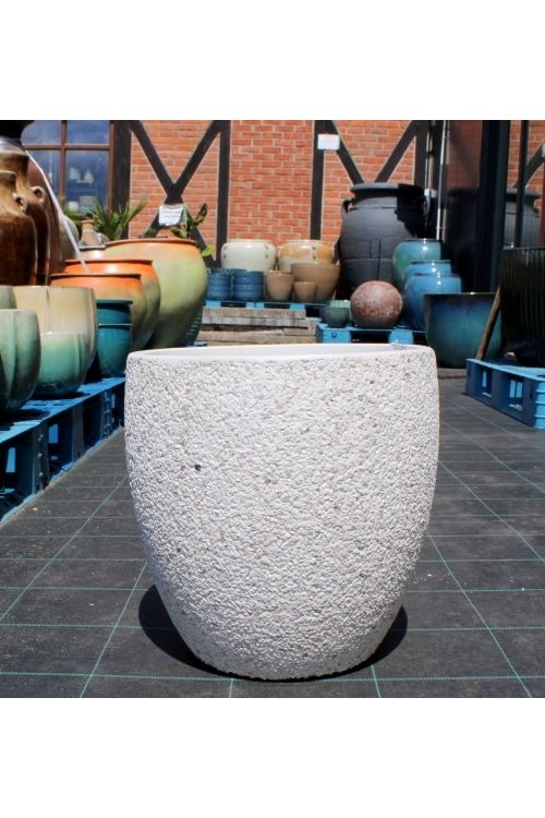 Donica Grit Egg biaa s/2 25635 - 34x34 cm