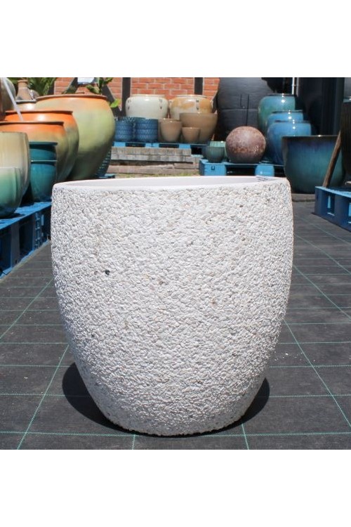 Donica Grit Egg biaa s/3 25636 - 44x44 cm