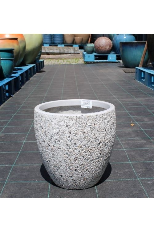 Donica Grit Egg szara s/1 25630 - 26x26 cm