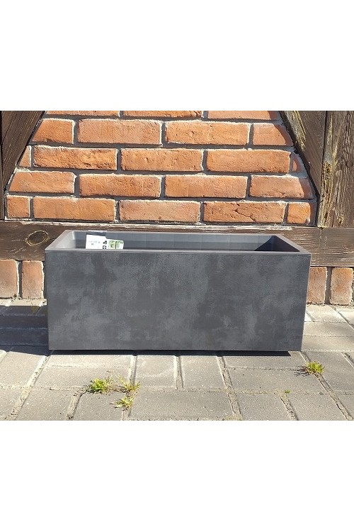 Donica MILA skrzynia antracyt 580186 - 59x25x25 cm - doniczki-poznan.pl