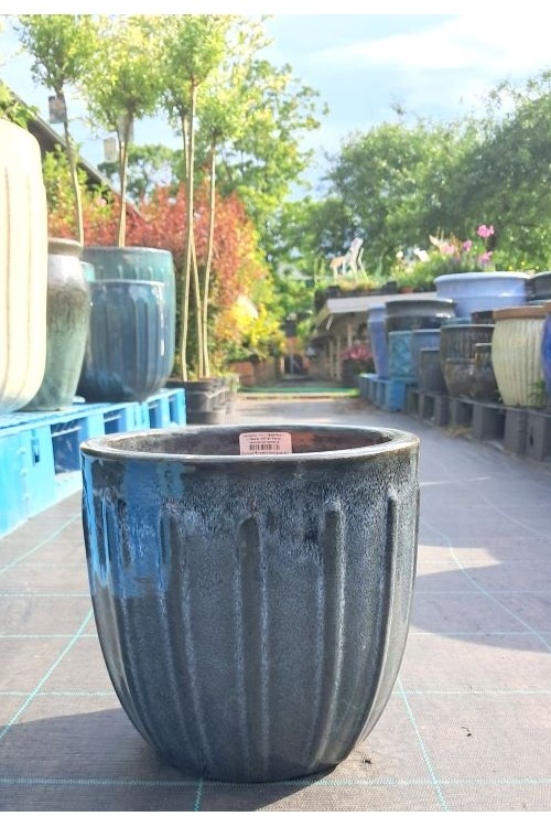 Donica Romero antracyt s/1 79995503 - doniczki-poznan.pl