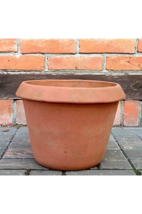 Donica terakota Terste okrga z rantem 6524 - 43x31 cm