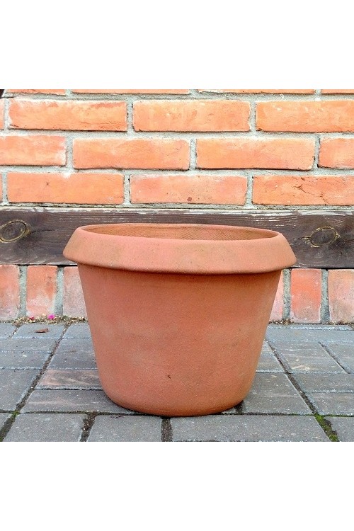 Donica terakota Terste okrga z rantem 6525 - 33x25 cm