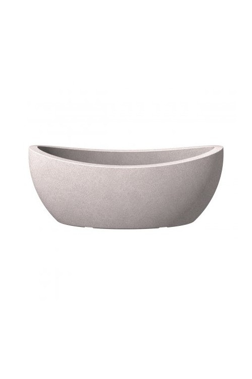 Donica Wave Globe Jardiniere jasnobrzowy granit 14318 - 23x58x21 cm