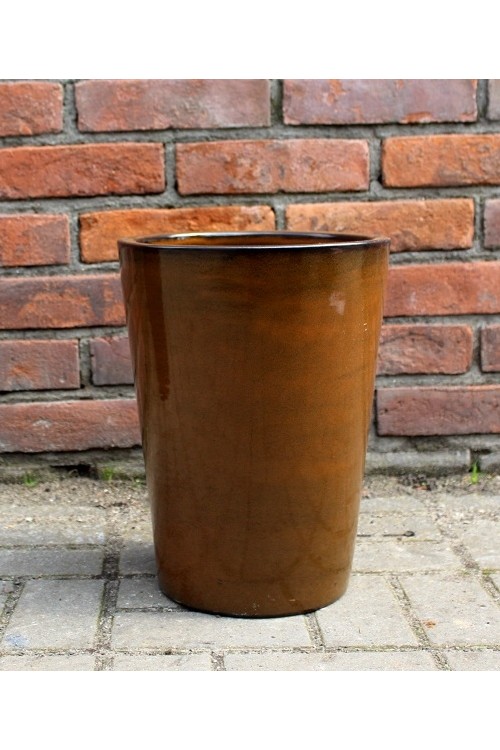 Donica Wazon Stoek brzowy s/1 79993561 - 27x36 cm - doniczki-poznan.pl