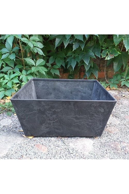 Doniczka ArtStone Ella misa czarna 9769 - 35x35x16 cm  - doniczki-poznan.pl