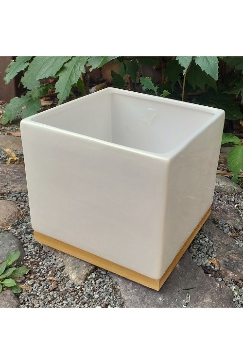 Doniczka Bambo kwadratowa s/2 79992573 - 18x17 cm - doniczki-poznan.pl