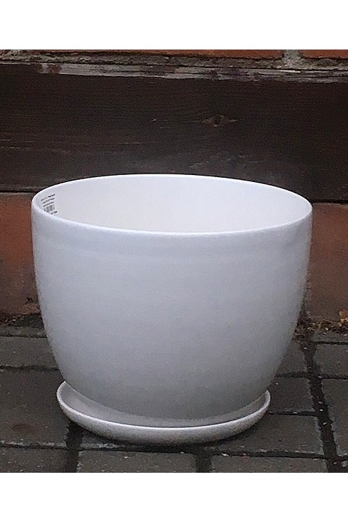 Doniczka baryka biaa s/5 7814 - 25x21,5 cm - doniczki-poznan.pl