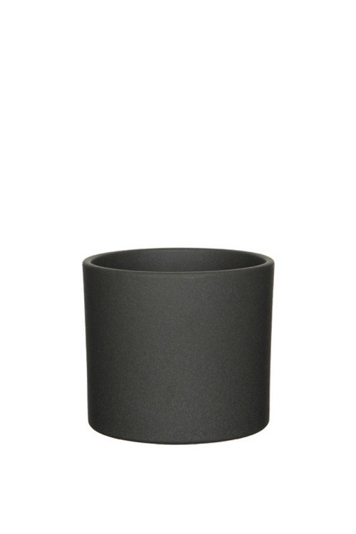 Doniczka Era antracyt mat (g) 79992020  - 19,5x17,5 cm. - doniczki-poznan.pl