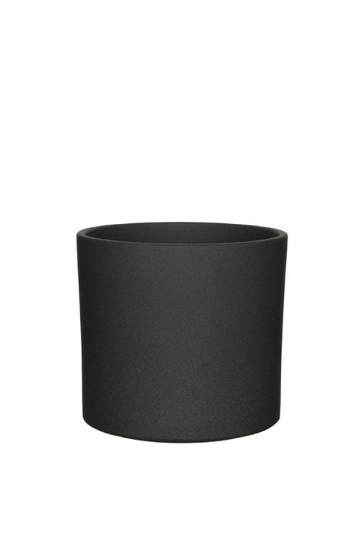 Doniczka Era antracyt mat (h) 79992021  - 23x21,5 cm. - doniczki-poznan.pl