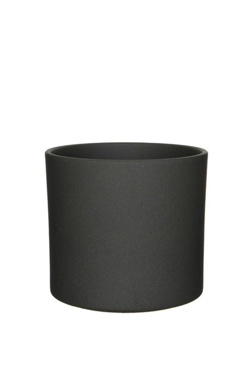 Doniczka Era antracyt mat (i) 79992022  - 28x26 cm. - doniczki-poznan.pl