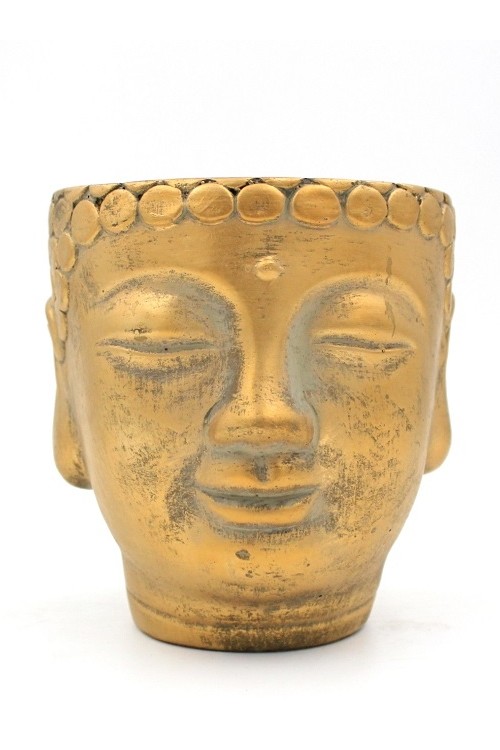 Doniczka Etno Budda zota s/3 612106 - 14,5 x15,5 cm - doniczki-poznan.pl