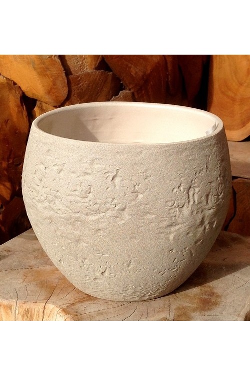 Doniczka Stone Kula Taupe 14363 - rednica 20 cm - doniczki-poznan.pl