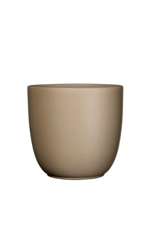 Doniczka Tusca taupe (i) 6956 - rednica 22,5 cm - doniczki-poznan.pl