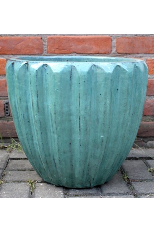DW Donica Felicja turkusowa s/3 79992290 - 43x38 cm  - doniczki-poznan.pl