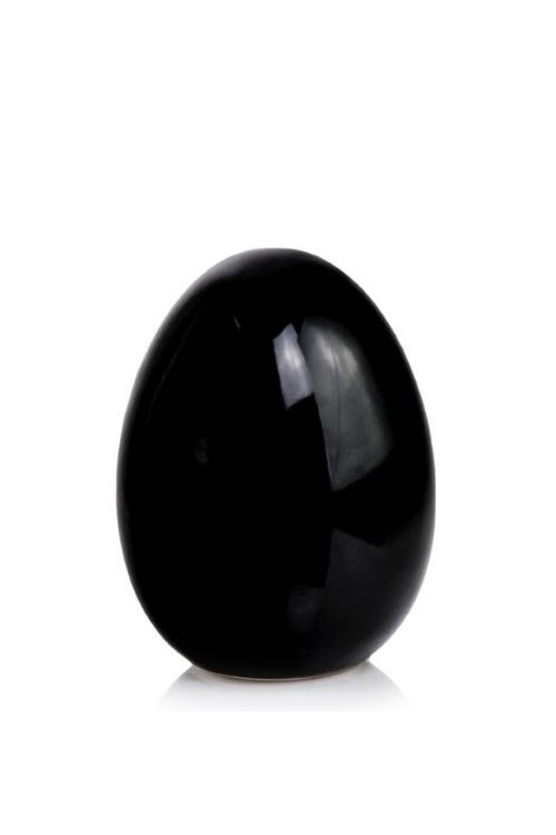 Jajko czarne s/2 614006 - 10x15 cm - doniczki-poznan.pl