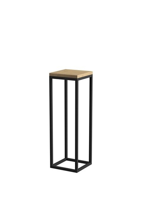 Kwietnik Laval S Black Oak 11786 - 20x20x60 - doniczki-poznan.pl