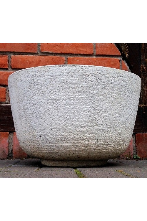 Misa okrągła biała cementowa s/3 25067 - średnica 55 cm - doniczki-poznan.pl
